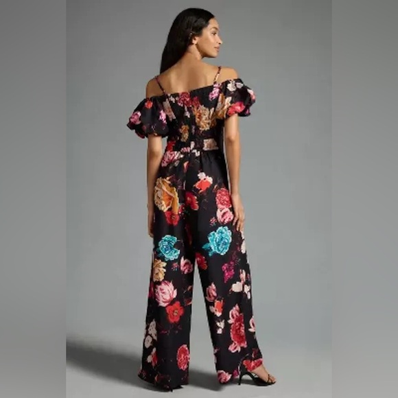 Ranna Gill x Anthropologie - Off-the-Shoulder Floral Jumpsuit, size XS - Picture 4 of 11